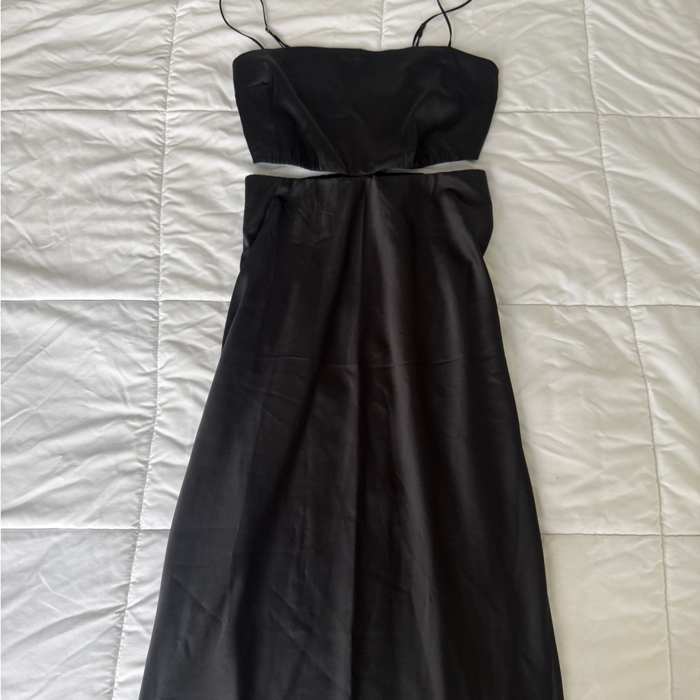 Abercrombie & Fitch Black Backless Dress